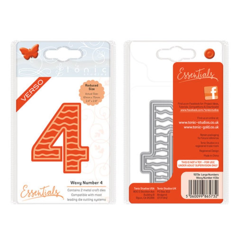 Tonic Studios Wavy Number 4 Die